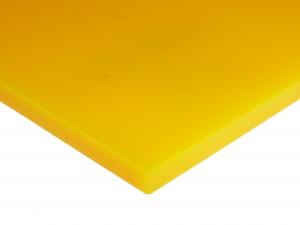 YELLOW EXP PVC 3mm 4x8FT - Yellow Expanded PVC Sheets